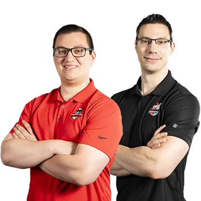 Foto de Dominic y John Delano