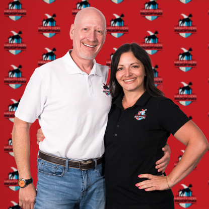 Jim Larsen y Erin Endress Photo