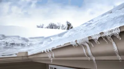 Prevención de los diques de hielo en tejados residenciales