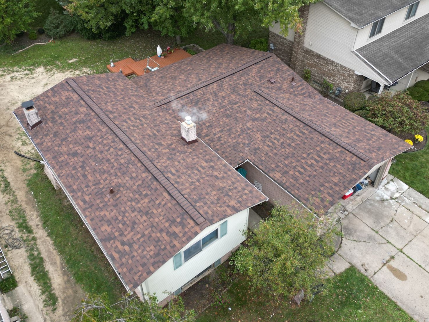 Tras la sustitución del tejado