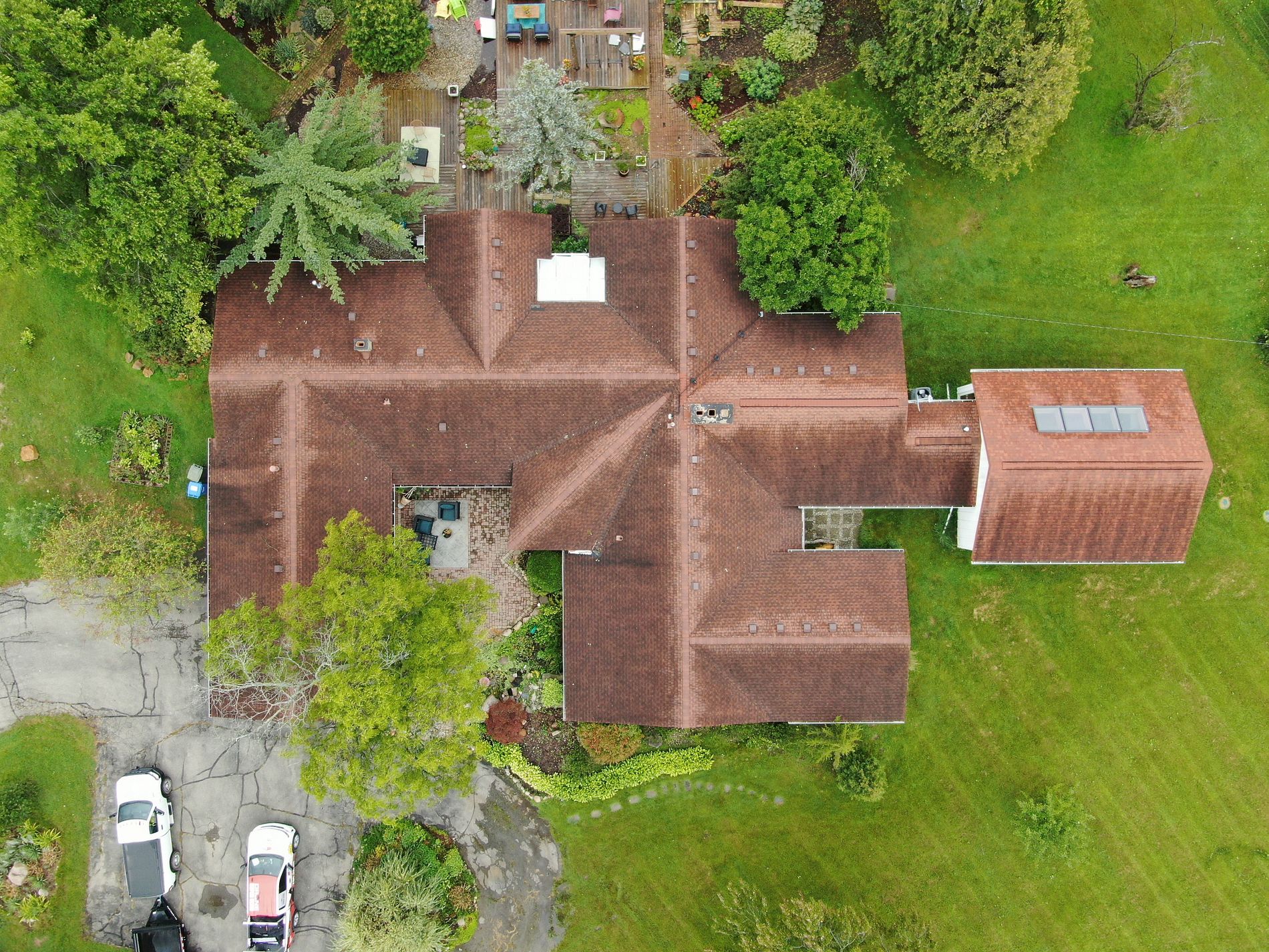 Antes de la sustitución del tejado