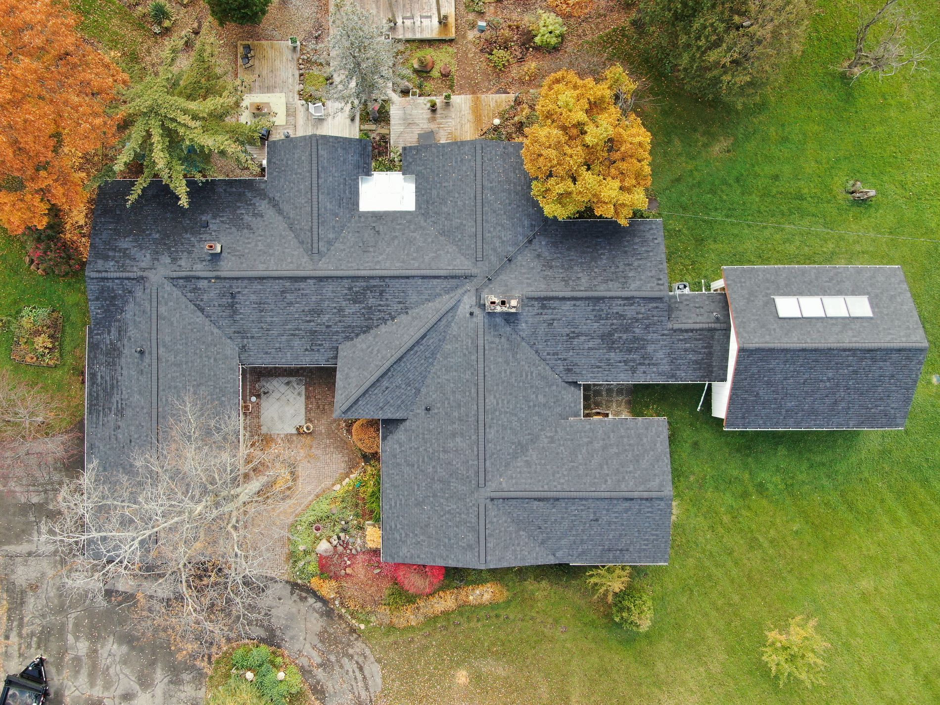 Tras la sustitución del tejado