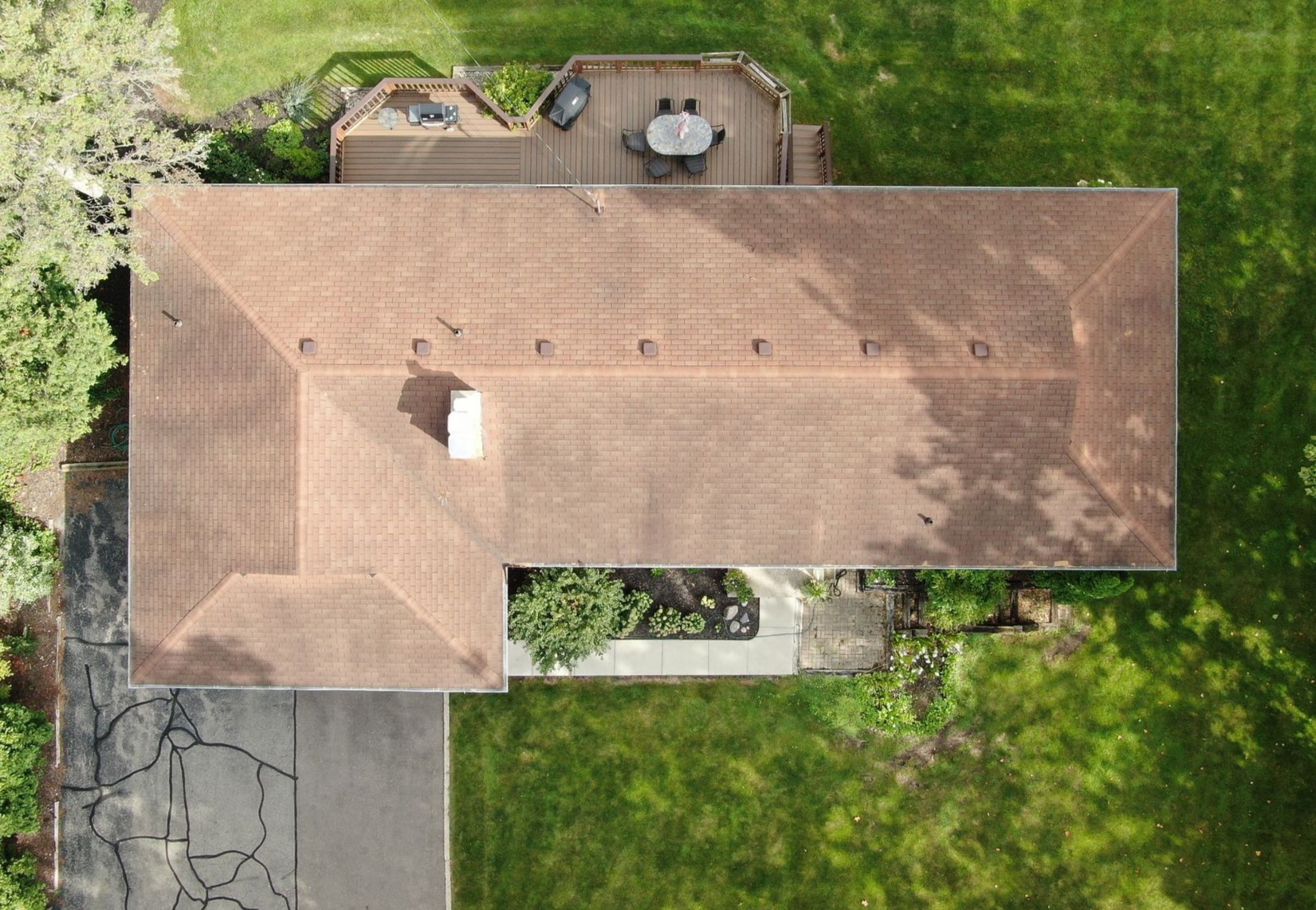 Antes de la sustitución del tejado