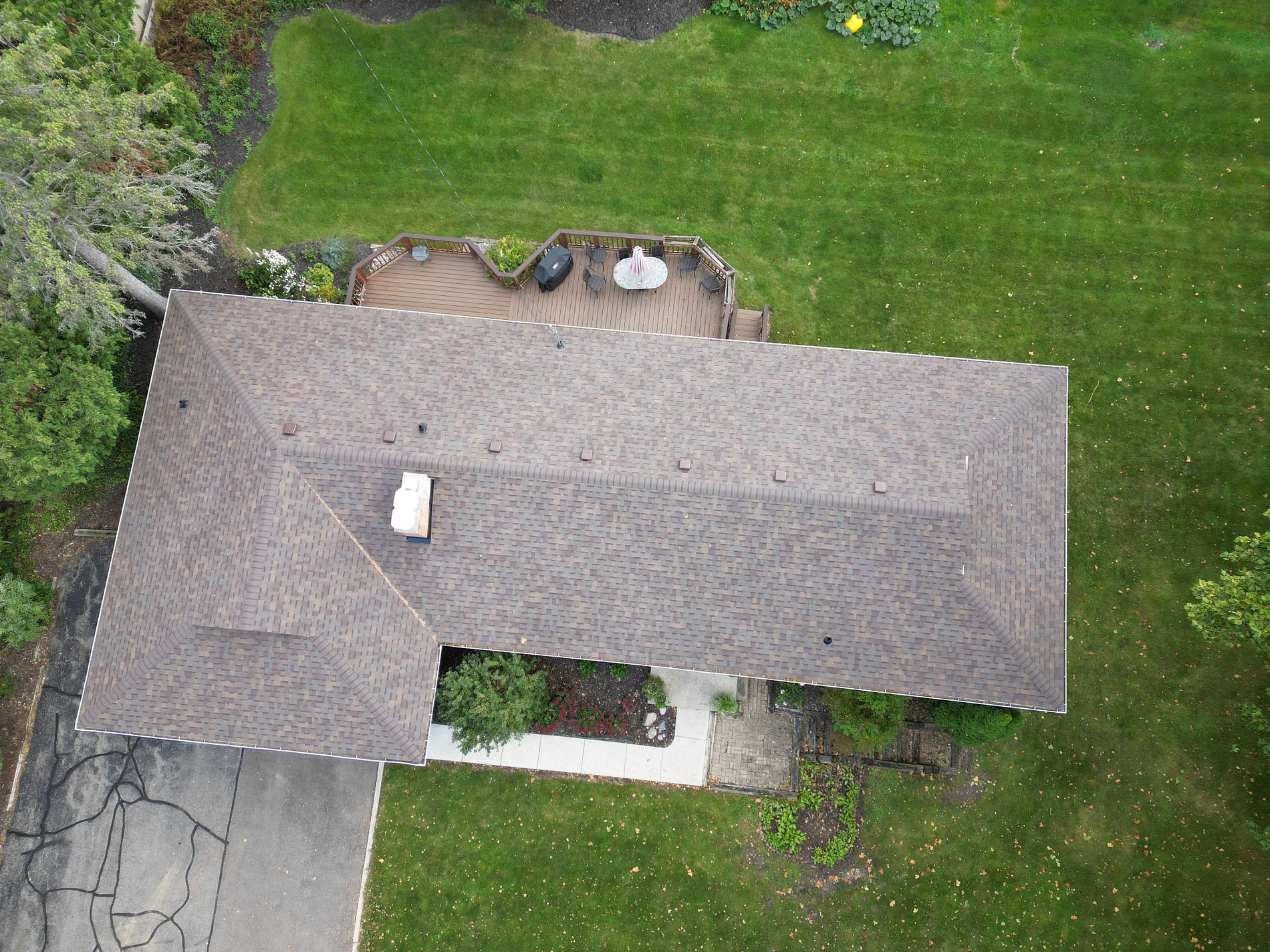 Tras la sustitución del tejado