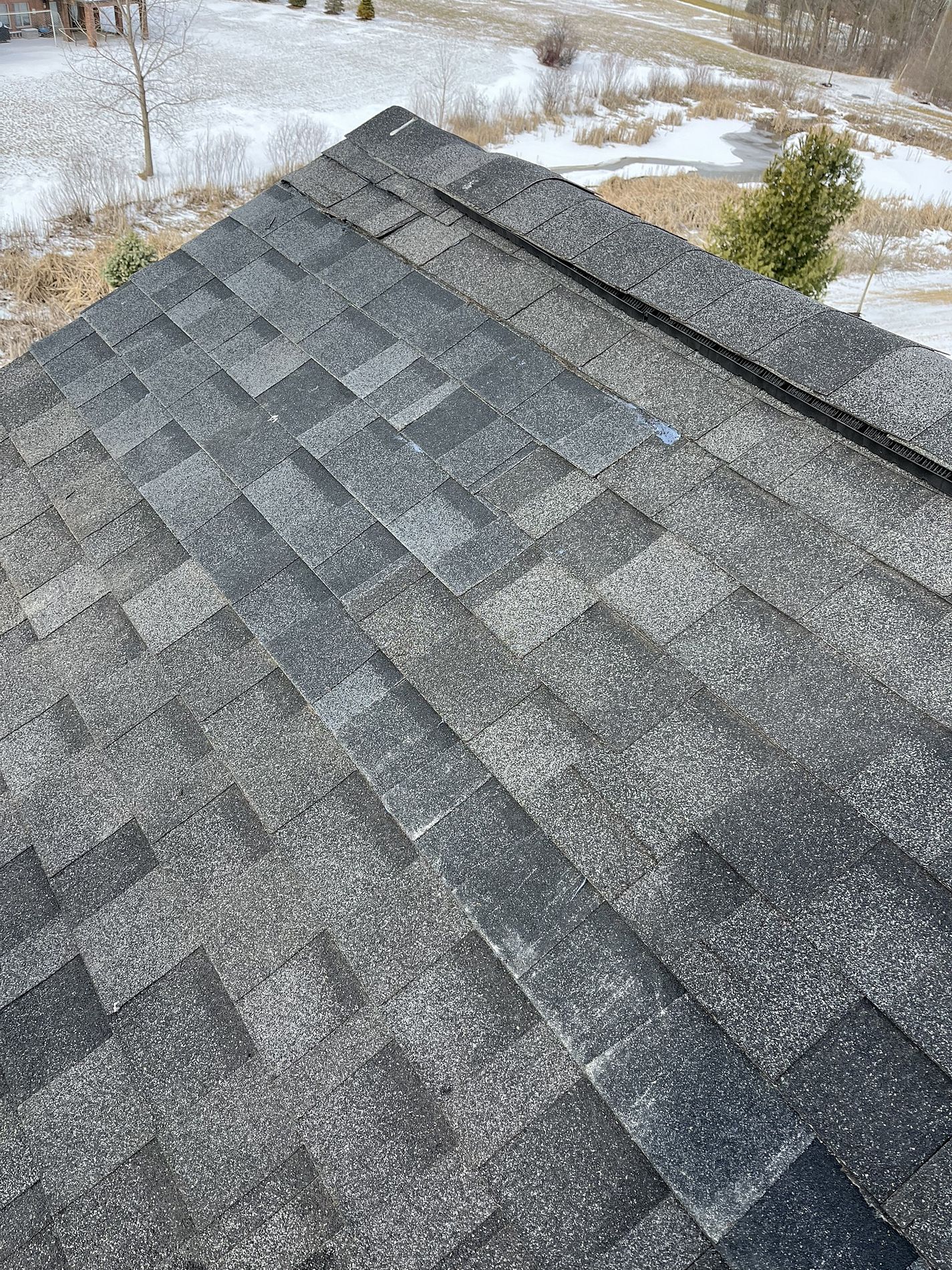 Después de la reparación del tejado: Northville, MI