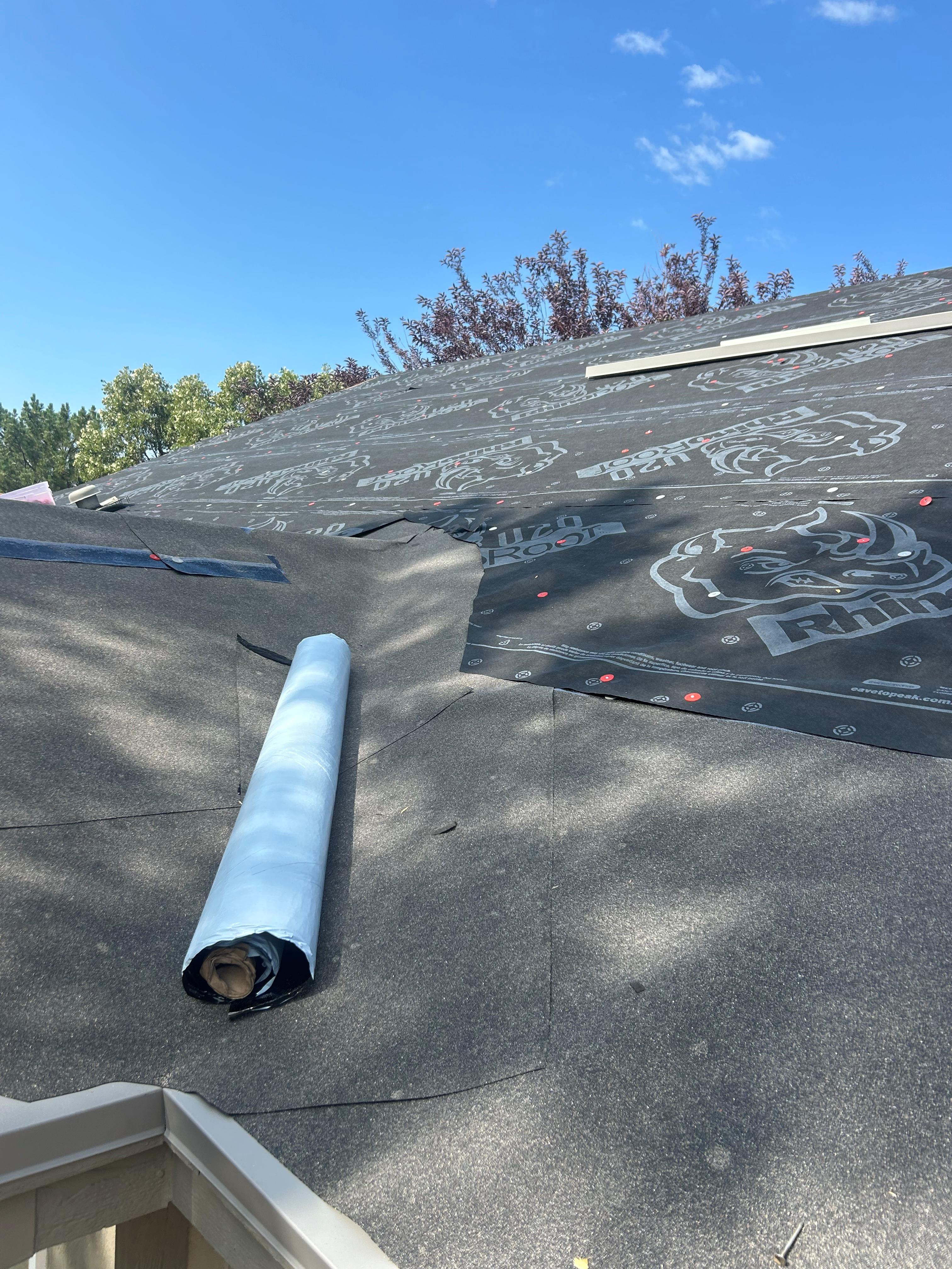 Preparación del tejado