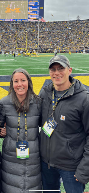 Último partido de fútbol en casa de la U de M en 2024 en la Big House