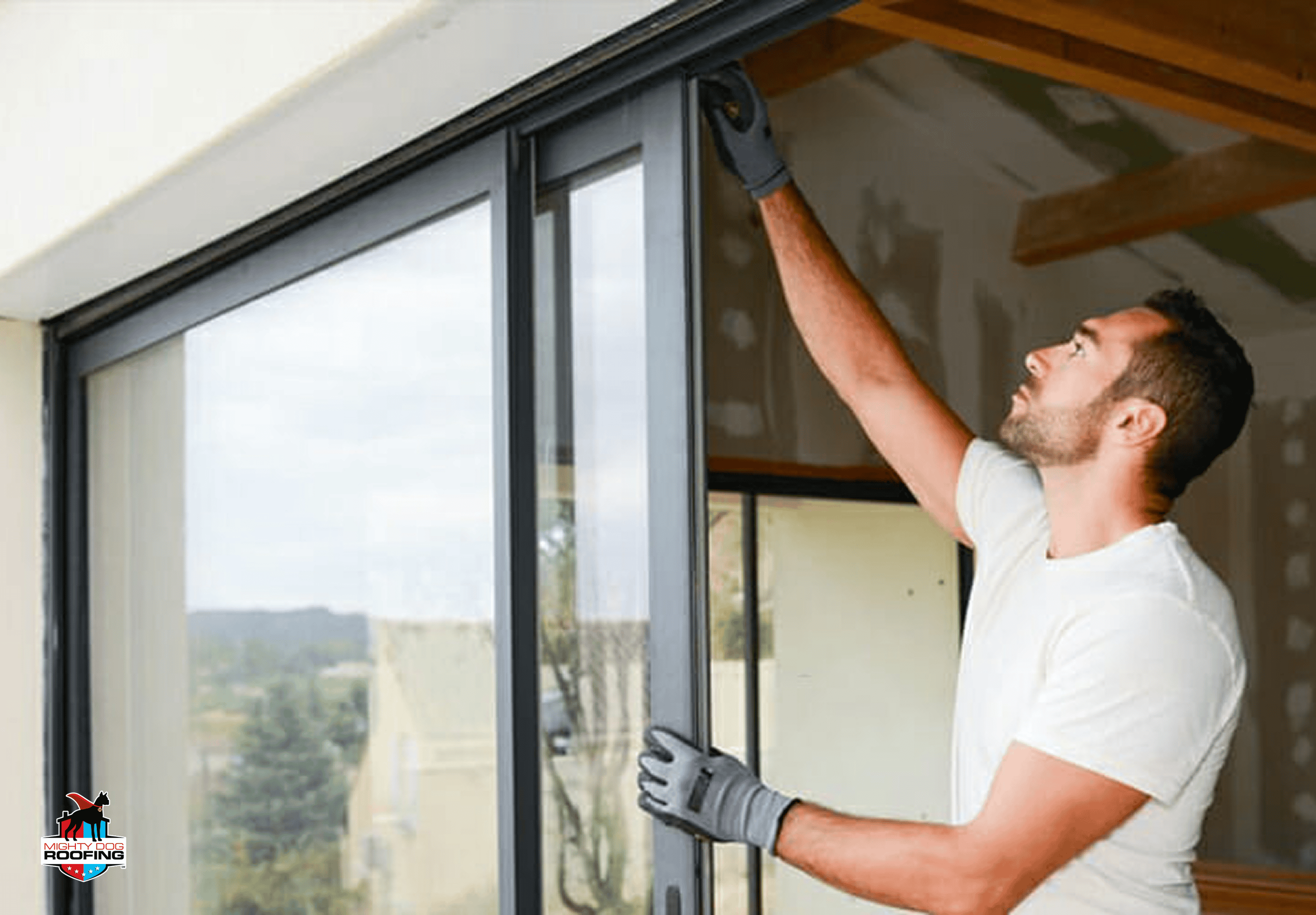 sustitución de ventanas por un contratista local