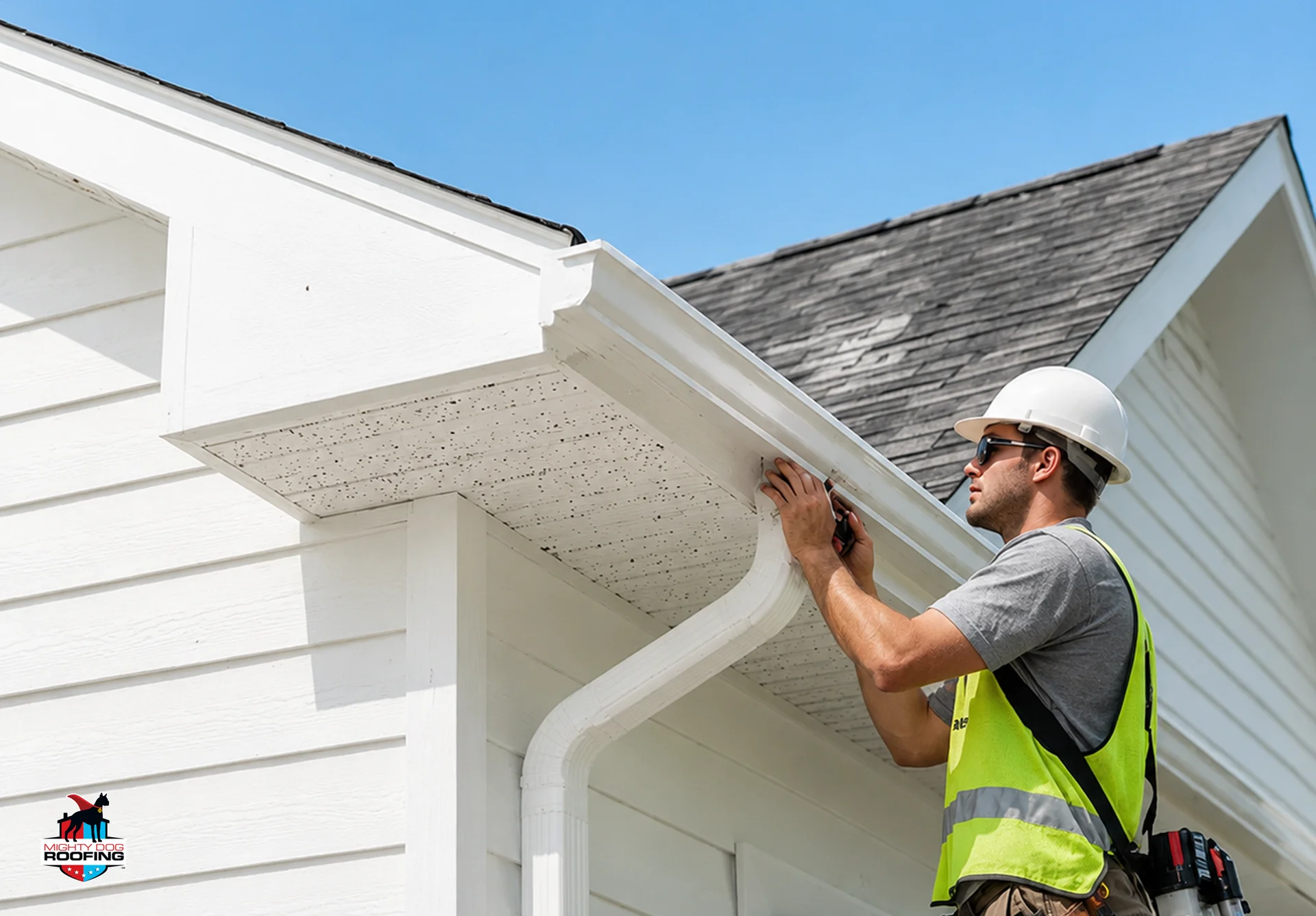 Contractor soffit inspection